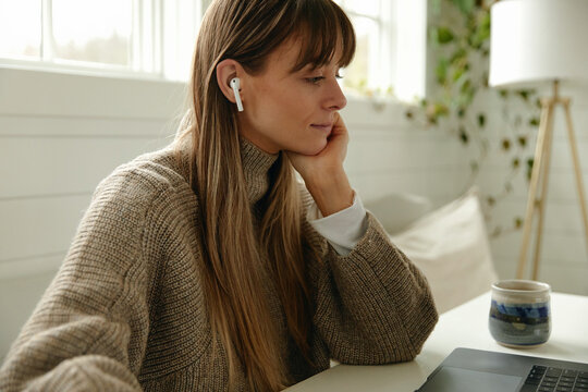 Woman working