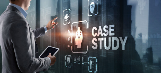 Case Study Education concept. Analysis of the situation to find a solution