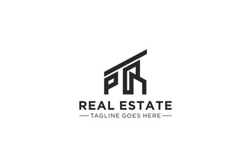 Letter P for Real Estate Remodeling Logo. Construction Architecture Building Logo Design Template Element.