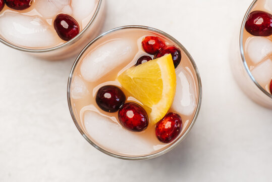 Cranberry Orange Whiskey Punch