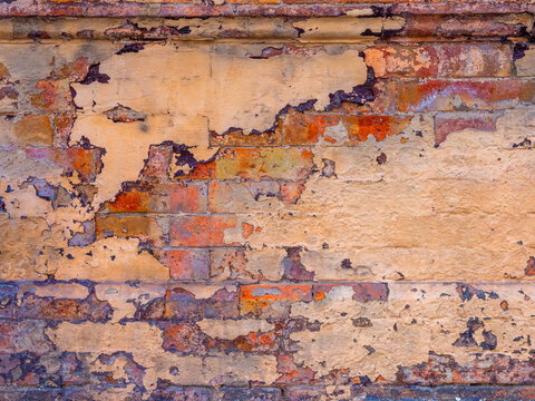 brick wall and plaster