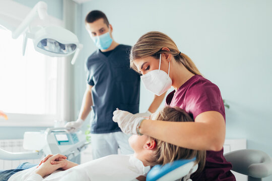 A Young Man at a Dentist 