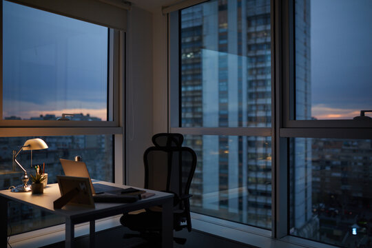 Empty Office In The Evening