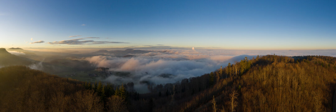 Aerial view of Jura hills