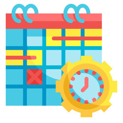 management flat icon