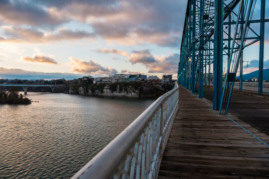 Solstice Sunrise on Walnut Street Bridge