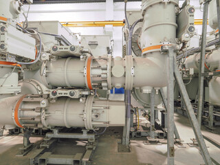 Naklejka premium GIS (Gas Insulated Switchgear) for apply in industrial zone at power plant