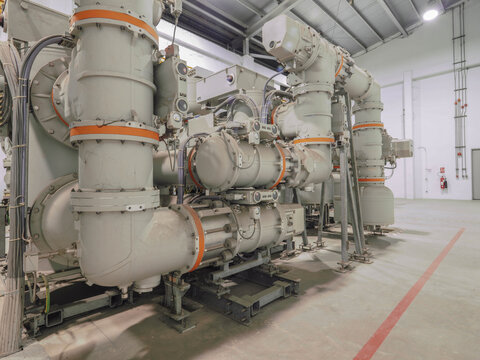 GIS (Gas Insulated Switchgear) for apply in industrial zone at power plant