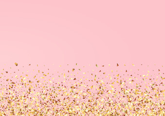 Yellow Sparkle Light Vector Pink Background.
