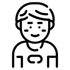 son outline icon