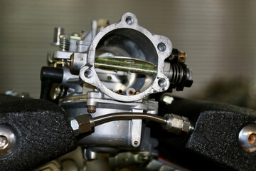 detail of a carburetor 