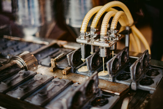 Shabby pastry machine in bakery
