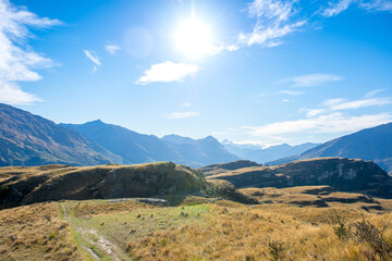 Fototapeta premium Mt Aspiring View from Rocky Mountain, Wanaka, New Zealand