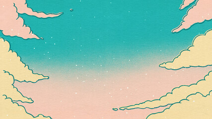 Sky With Clouds Illustration