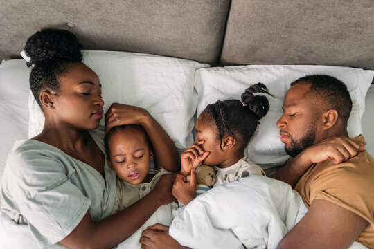 A Family in the Bed
