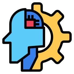 gear line icon