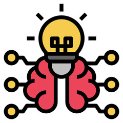 Light bulb line icon