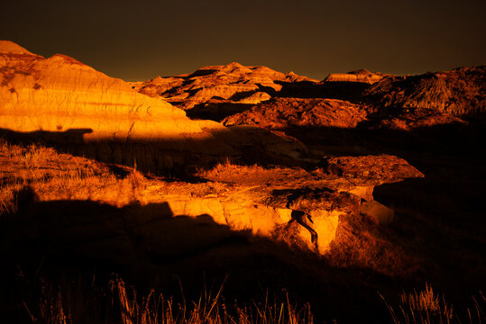 The badlands of Alberta, Canada.