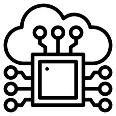 processor line icon