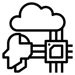processor line icon