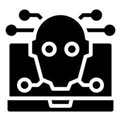 Ai glyph icon