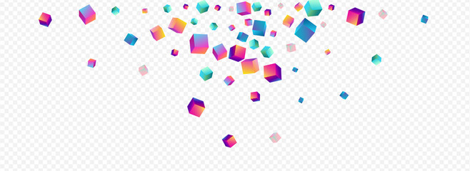 Gradient Rhombus Vector Panoramic Transparent