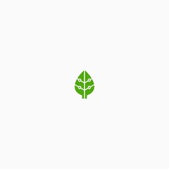 ECO TECH LOGO, ECO TECH ICON, ECO TECH VECTOR, LEAF TECH, LEAF TECHNOLOGY, SIMPLE VECTOR