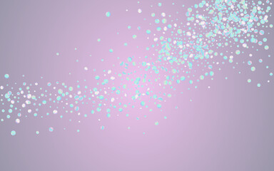 Magic Polka FallingFestive Blue Background.