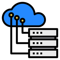 cloud line icon