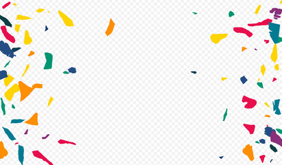 Yellow Elements Celebrate Transparent Background.