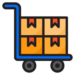 delivery color line style icon