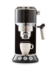 espresso coffee machine isolated on white background - 439504135