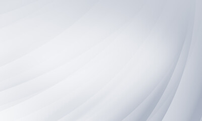Abstract wave white and gray gradient geometric background. With space for concept design Technology and modern.