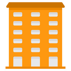 Apartment flat icon