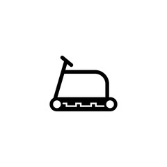 Treadmill machine icon