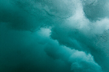 Abstract formation of bubbles underwater