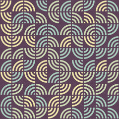 Abstract Geometric Pattern generative computational art illustration