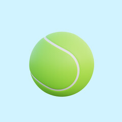 3d illustration simple object sport ball of baseball