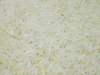 White Rice grains texture background. 