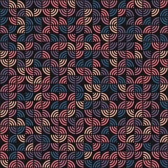 Abstract Geometric Pattern generative computational art illustration