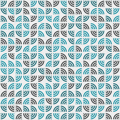 Fototapeta premium Abstract Geometric Pattern generative computational art illustration