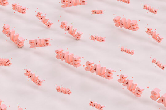 3d Render of the world "Sale"
