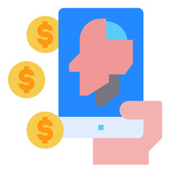mobile flat icon
