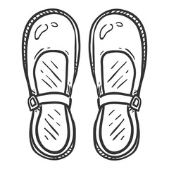 Sketch Vintage Women Clasp Shoes