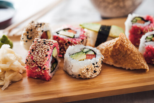 Food: Vegan Sushi rolls 