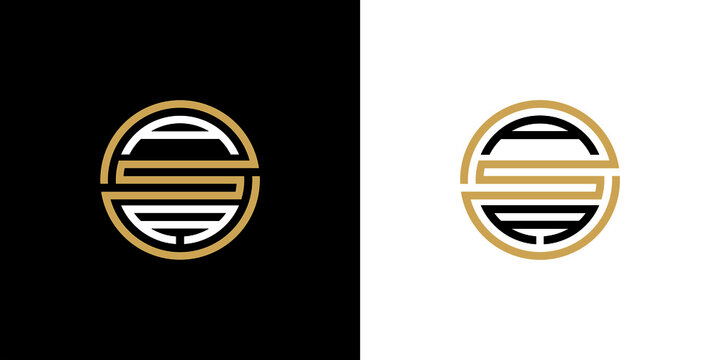 ASA creative letter logo design vector icon illustration