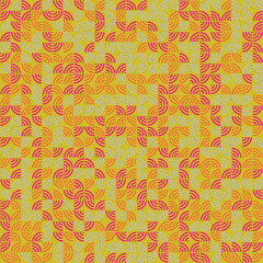 Abstract Geometric Pattern generative computational art illustration