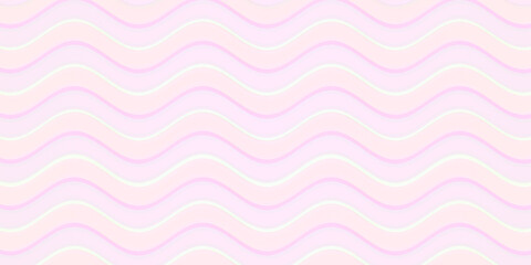 Abstract white pink color wave line pattern texture background. Cream melted and flow.