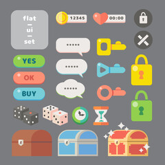 カジュアルゲームUIセット2