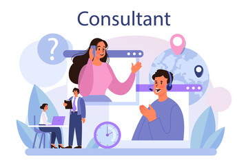 Professional consulting service. Research and recommendation. Idea of strategy